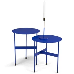 Miles Hoog Bijzettafel Blauw 45cm