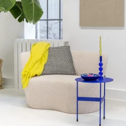 Miles Hoog Bijzettafel Blauw 45cm