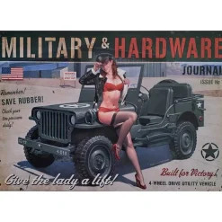 Military Hardware - metalen bord