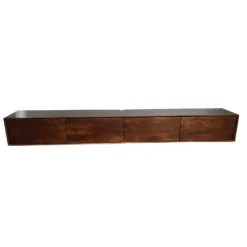 Milo Zwevend Tv meubel walnoot 240cm