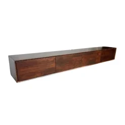 Milo Zwevend Tv meubel walnoot 240cm