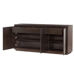Mincio Dressoir bruin eikenfineer 176cm