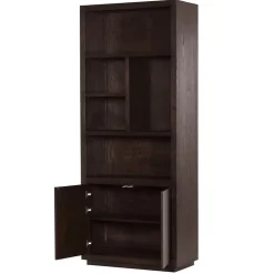 Mincio Vakkenkast bruin eikenfineer 90cm