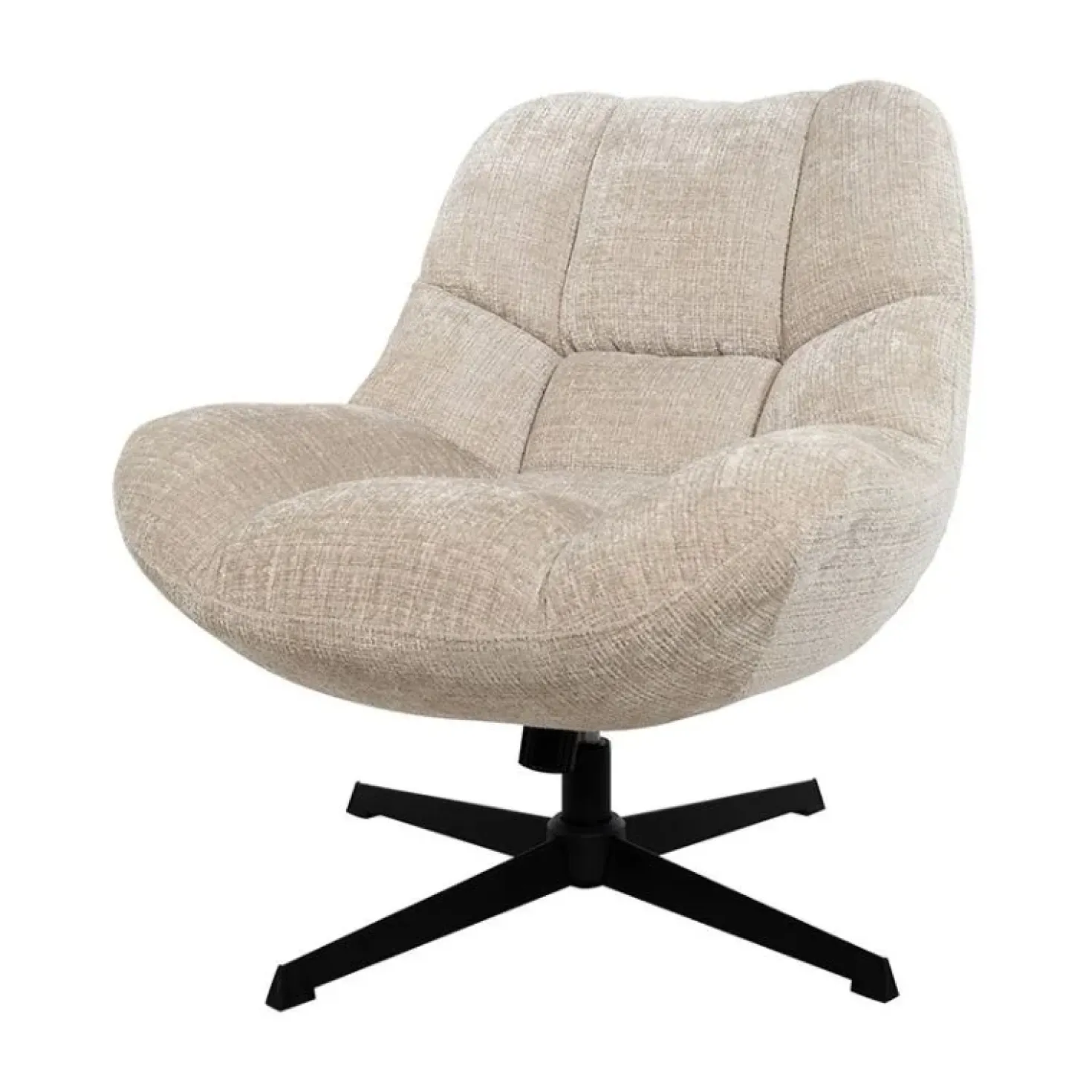 Miranda Draaifauteuil + schommelfunctie Naturel