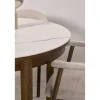 Mirano Uitschuifbare Eettafel Rond Keramiek 120cm