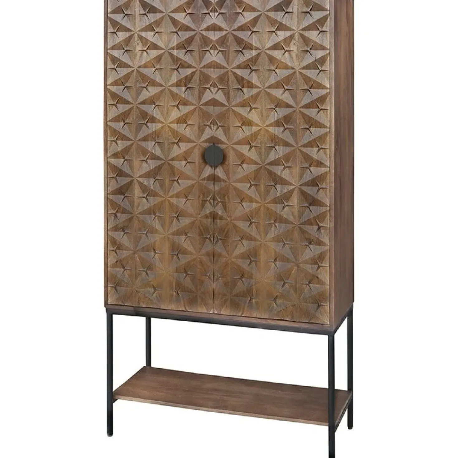 Mitchell Wandkast met onderplank Walnoot 100cm