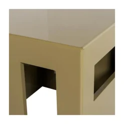 Modern Bijzettafel Honinggeel 40cm