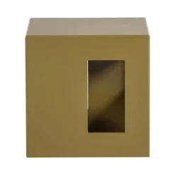 Modern Bijzettafel Honinggeel 40cm
