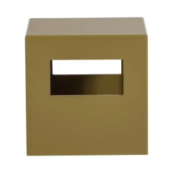 Modern Bijzettafel Honinggeel 40cm