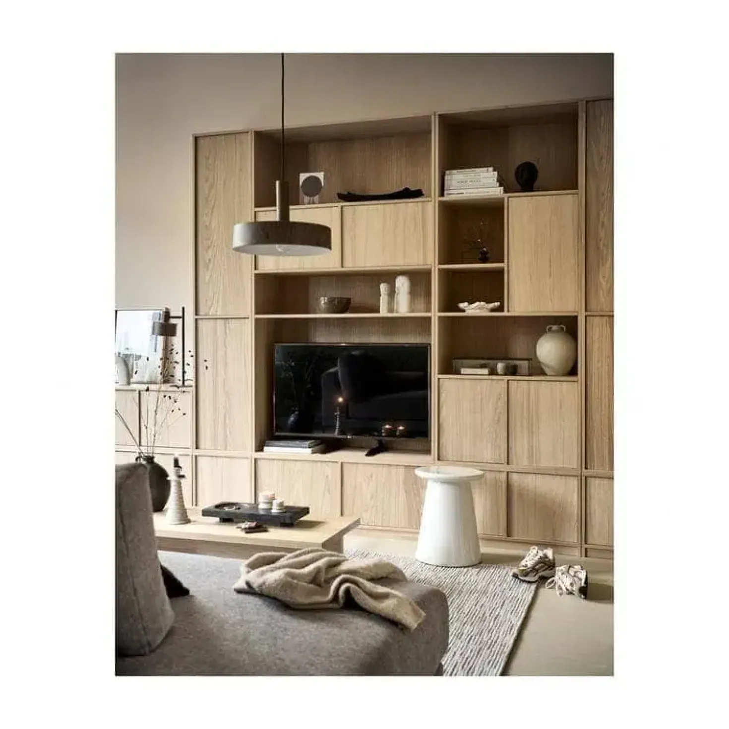 Modulair Bovenkast Eiken Naturel Mat 77cm