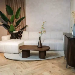 Modulaire Bank Wave Chaise longue links Modesto wit