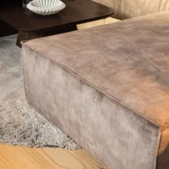 Modulaire Hoekbank Lana met ottomane en verstelbare rugleuning