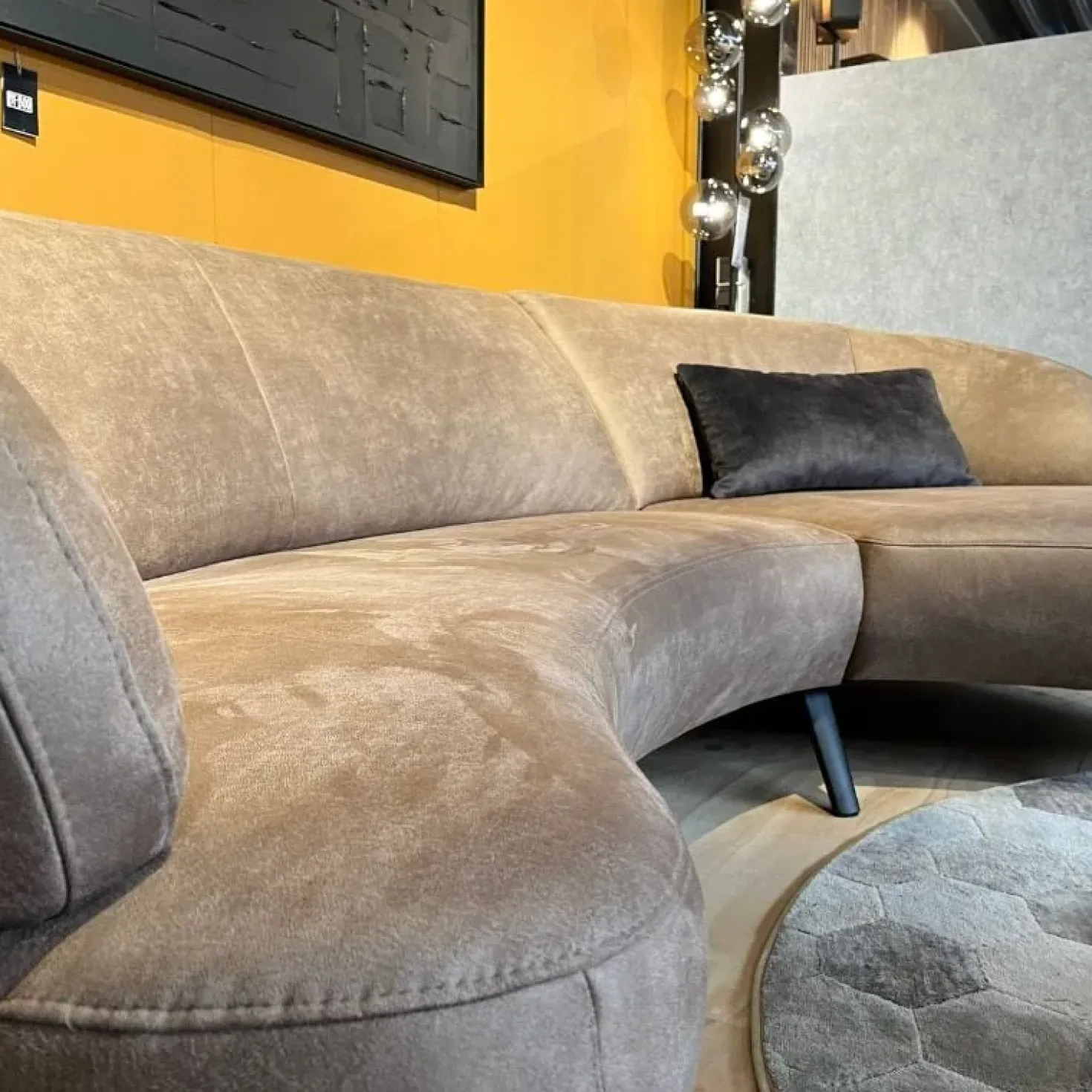 Modulaire Organische Loungebank Anouk (2,5 zits links + Longchair)