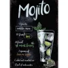 Mojito - metalen bord