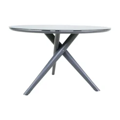 Mojito Tuintafel Rond keramisch zwart 120cm