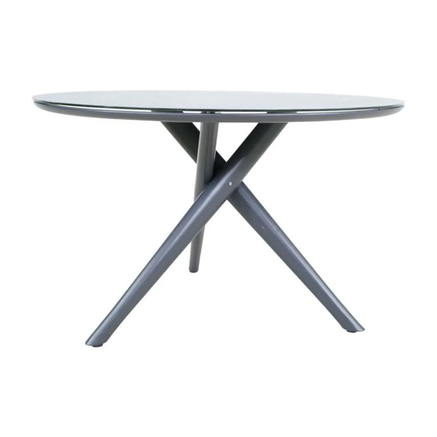 Mojito Tuintafel Rond keramisch zwart 120cm
