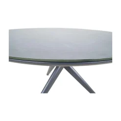 Mojito Tuintafel Rond keramisch zwart 120cm