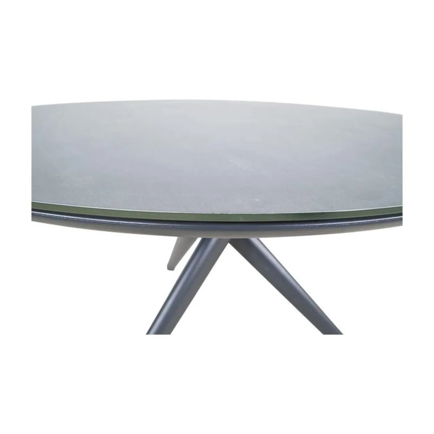 Mojito Tuintafel Rond keramisch zwart 120cm