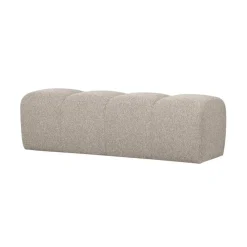 Mojo Eetkamerbank Bouclé Beige Melange 164cm