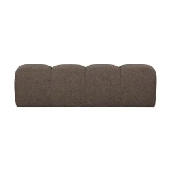 Mojo Eetkamerbank Bouclé Bruin Melange 164cm