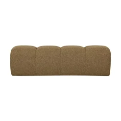 Mojo Eetkamerbank Bouclé Geel/Bruin Melange 164cm
