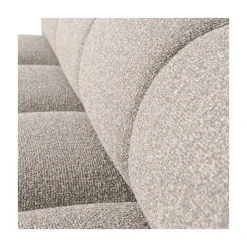 Mojo Eetkamerbank Met Rugleuning Bouclé Beige Melange 164cm