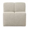Mojo Eetkamerbank Met Rugleuning Bouclé Beige Melange 84cm