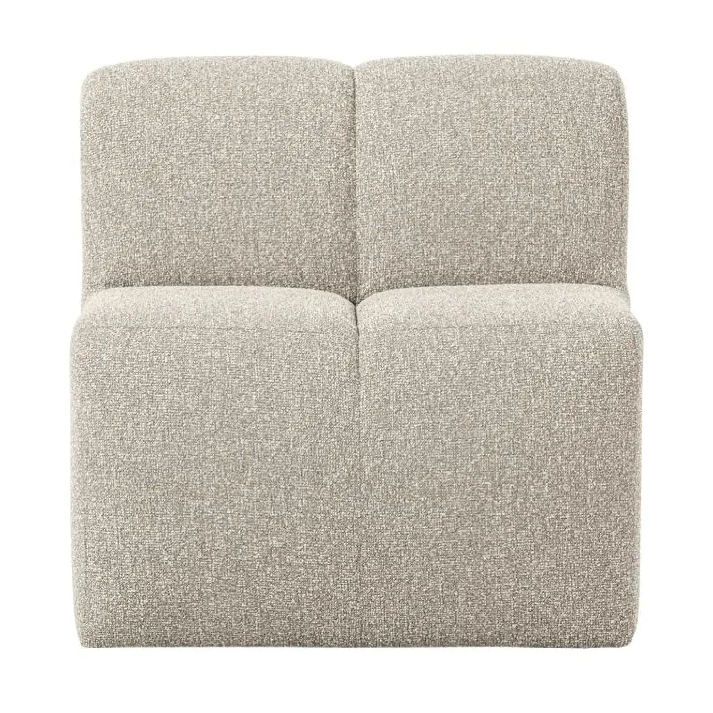 Mojo Eetkamerbank Met Rugleuning Bouclé Beige Melange 84cm