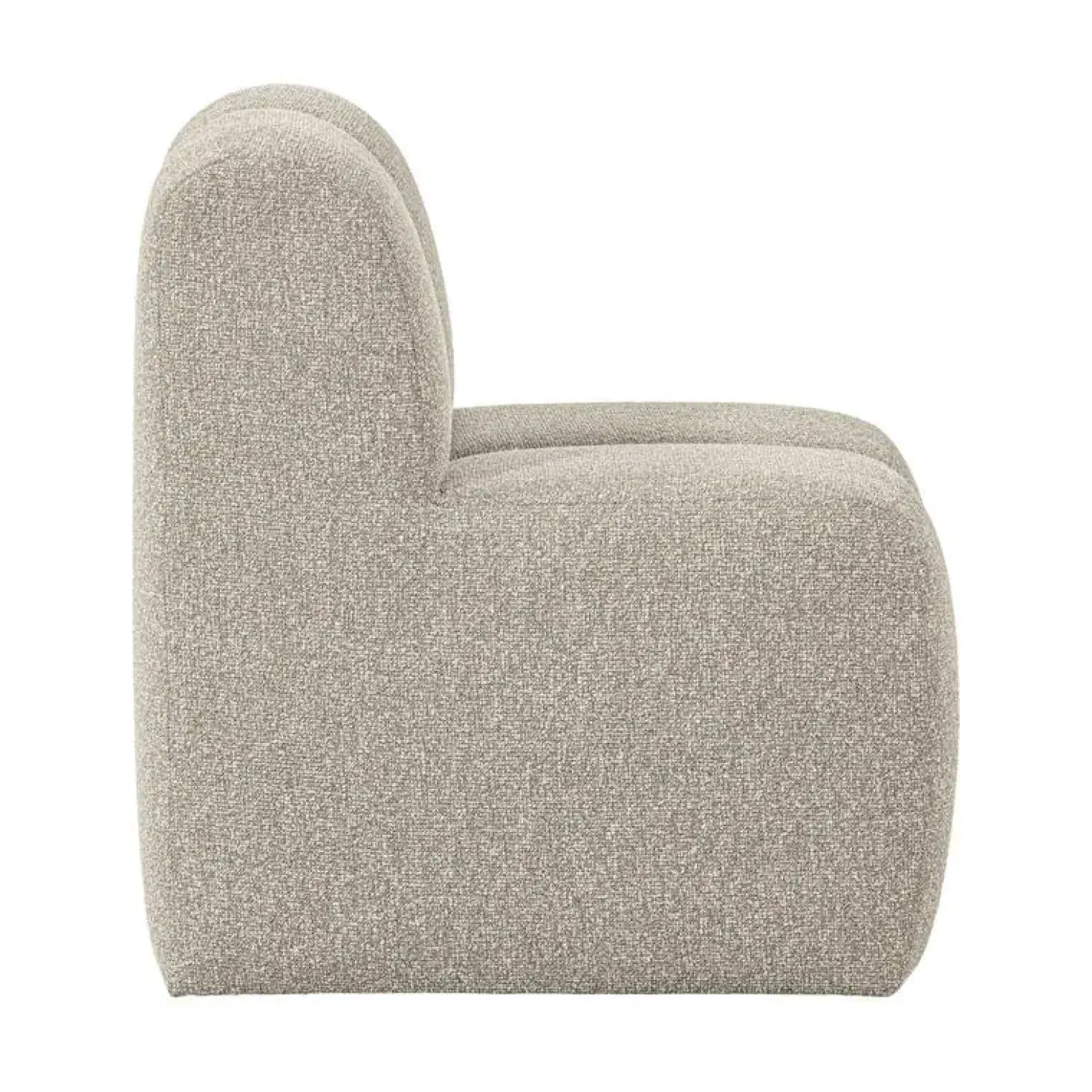 Mojo Eetkamerbank Met Rugleuning Bouclé Beige Melange 84cm
