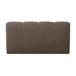 Mojo Eetkamerbank Met Rugleuning Bouclé Bruin Melange 164cm