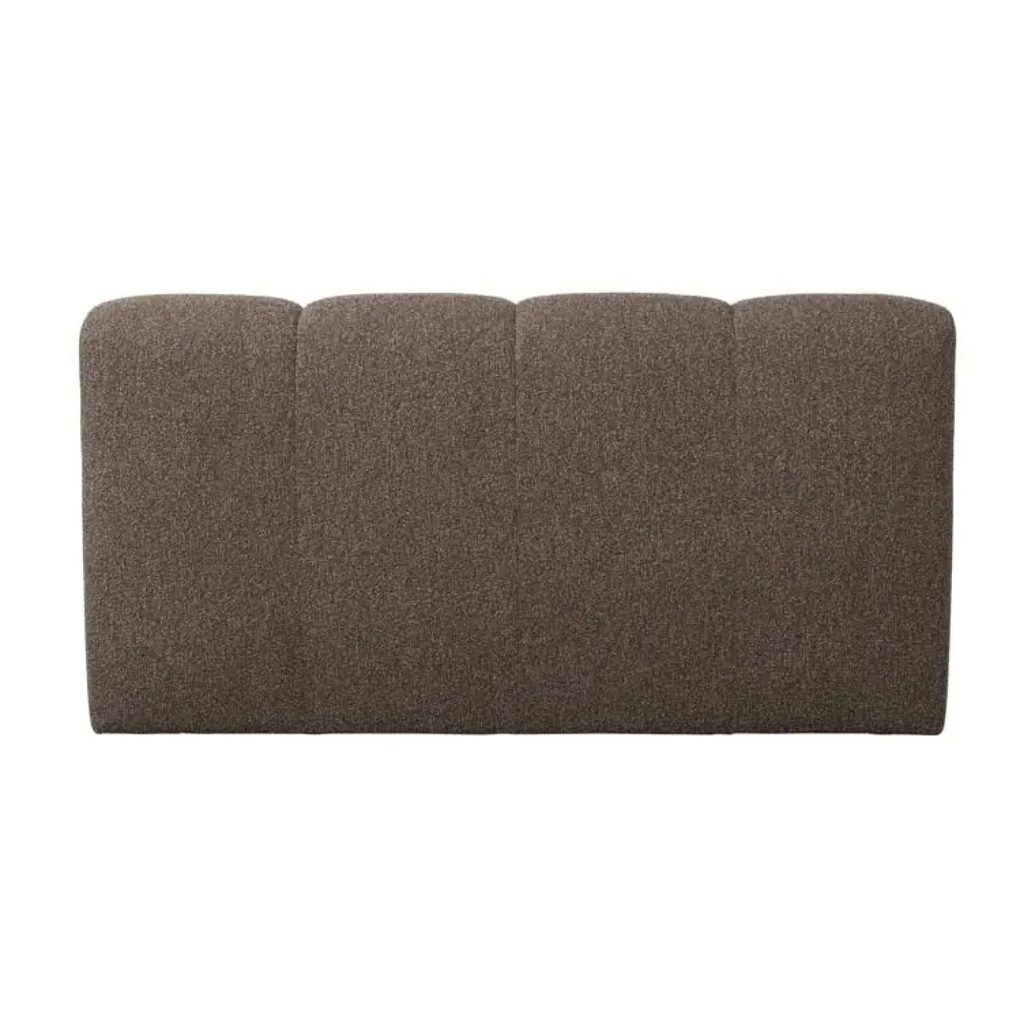Mojo Eetkamerbank Met Rugleuning Bouclé Bruin Melange 164cm