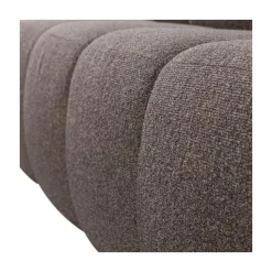Mojo Eetkamerbank Met Rugleuning Bouclé Bruin Melange 164cm
