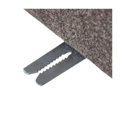 Mojo Eetkamerbank Met Rugleuning Bouclé Bruin Melange 84cm
