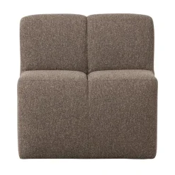 Mojo Eetkamerbank Met Rugleuning Bouclé Bruin Melange 84cm