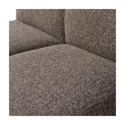 Mojo Eetkamerbank Met Rugleuning Bouclé Bruin Melange 84cm