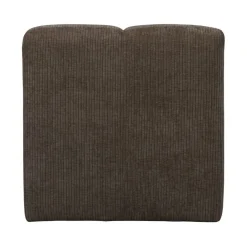 Mojo Eetkamerbank Met Rugleuning Ribstof Bruin 84cm