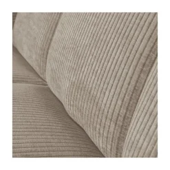 Mojo Eetkamerbank Met Rugleuning Ribstof Donkerzand 164cm