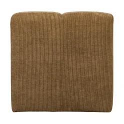 Mojo Eetkamerbank Met Rugleuning Ribstof Honinggeel 84cm