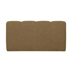 Mojo Eetkamerbank Rugleuning Bouclé Geel/Bruin Melange 164cm