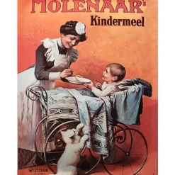 Molenaar - metalen bord