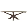 Montreaux Eettafel Bruin Deens ovaal 220cm