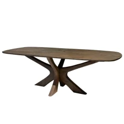 Montreaux Eettafel Bruin Deens ovaal 220cm