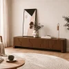 Moos Tv meubel walnoot 200cm