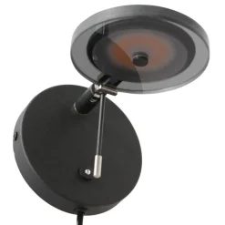Mordor 1-lichts Wandlamp smoke Zwart