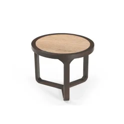 Moritz Bijzettafel Creme Travertin 60 cm