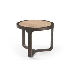 Moritz Bijzettafel Creme Travertin 60 cm