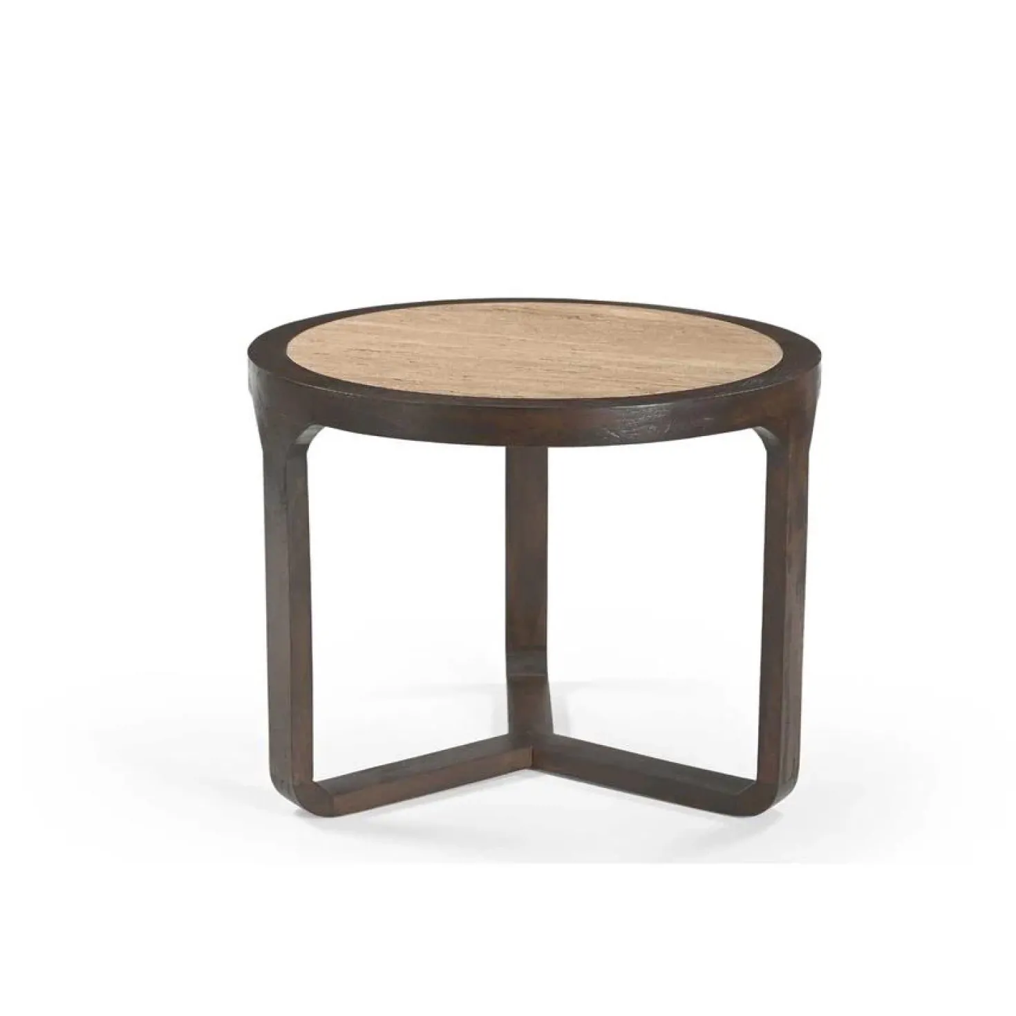Moritz Bijzettafel Creme Travertin 60 cm