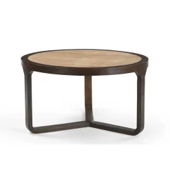 Moritz Salontafel rond Creme Travertin 75 cm