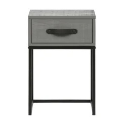 Morris Nachtkast Dennenhout Leem 35cm