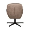 Moss Fauteuil Taupe Micro Suede